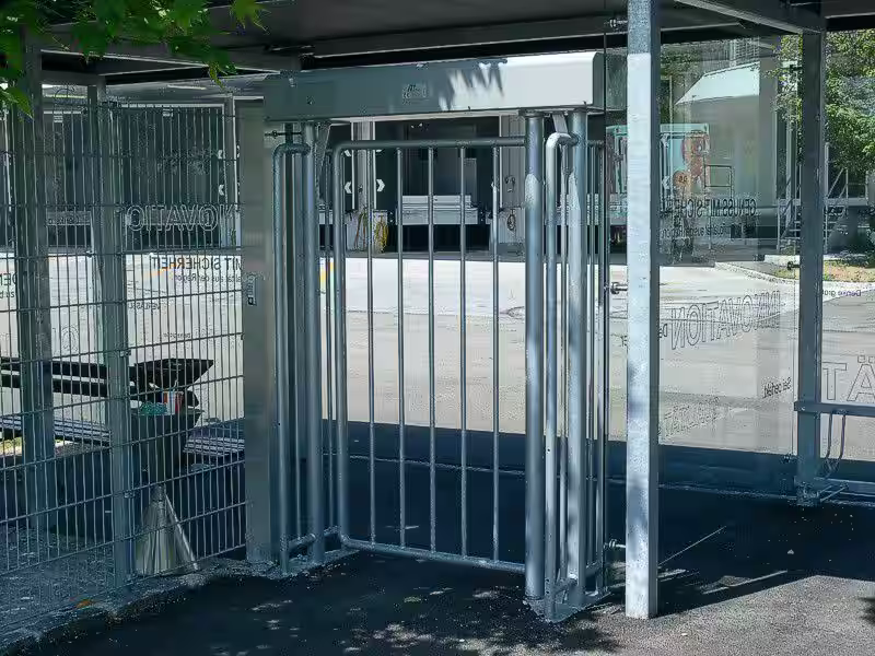 Automatische Drehtür Magnetic MPG mit Glasblenden