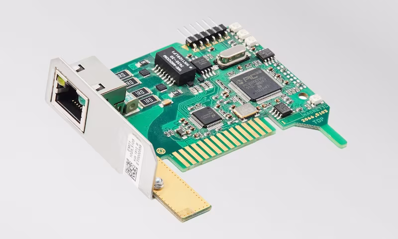 LAN-Modul für automatische Schranke