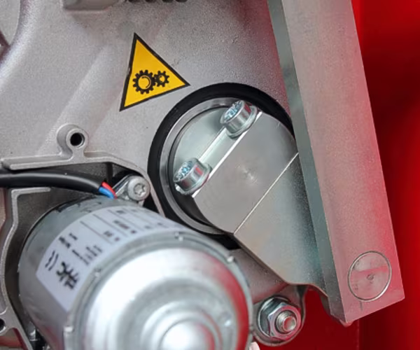 Detailbild Getriebeumlenkung Schranke FAAC B614