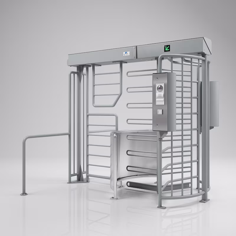 Drehkreuz mit Fahrradschleuse von Magnetic Autocontrol