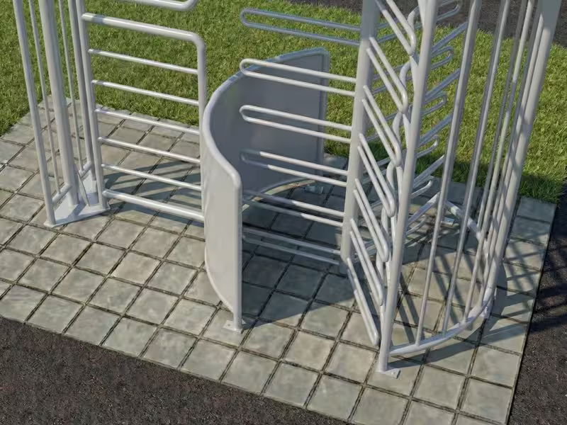 Grafik eines Personendrehkreuzes Magnetic MPB