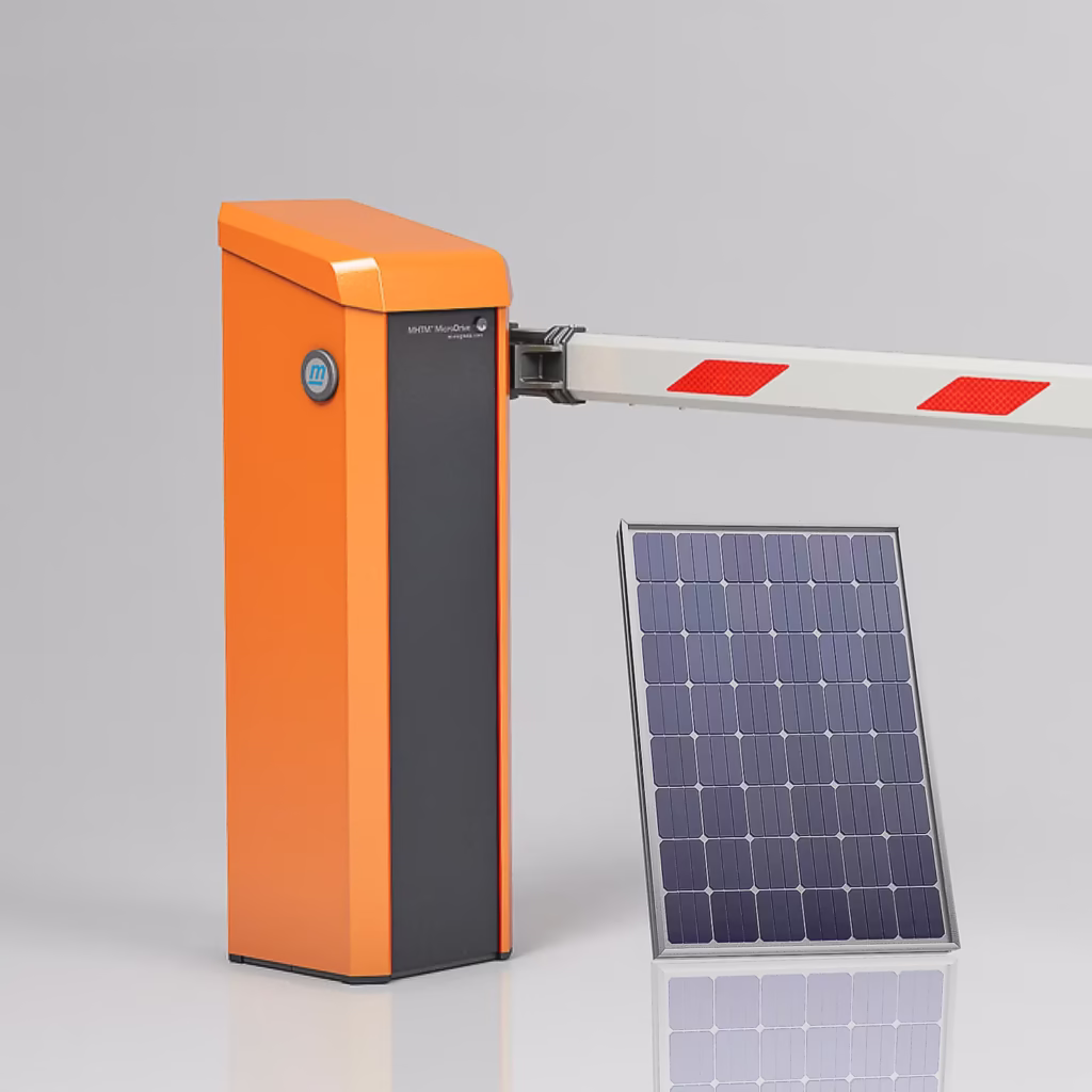 Produktbild einer Solarschranke von Magnetic- Autocontrol mit einem Solarpaneel